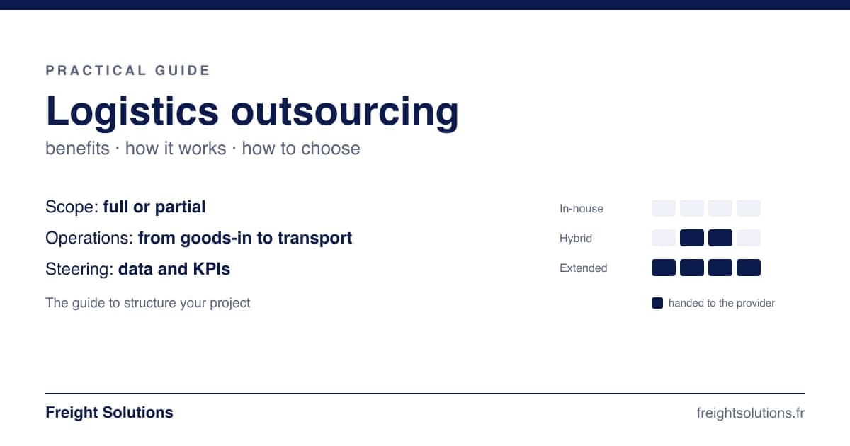 Logistics outsourcing: from in-house scope to extended outsourcing, the possible degrees