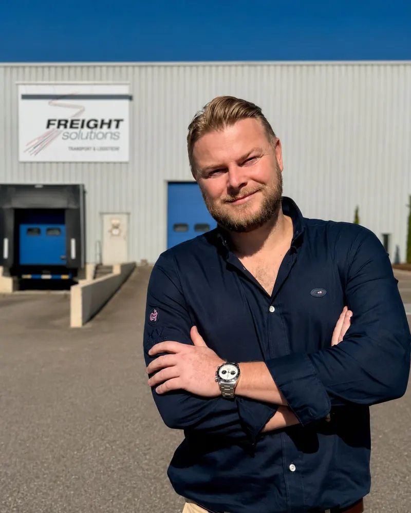 Luc MEYER, founder and managing director of Freight Solutions