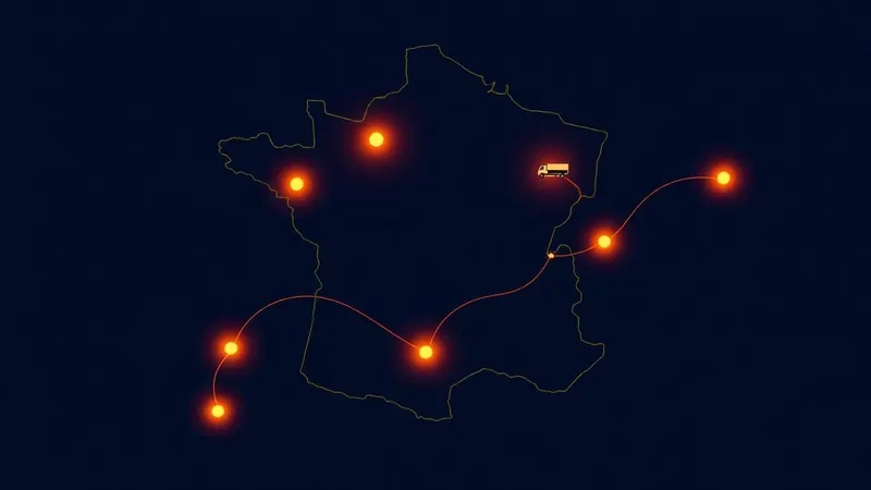 Carte des ouvertures Freight Solutions 2026 en France